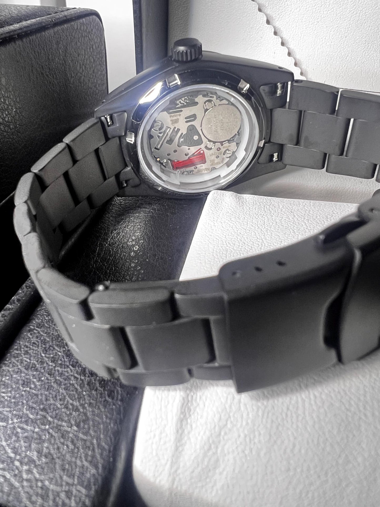 Premium Fordite watch powered by VK31 quartz movement