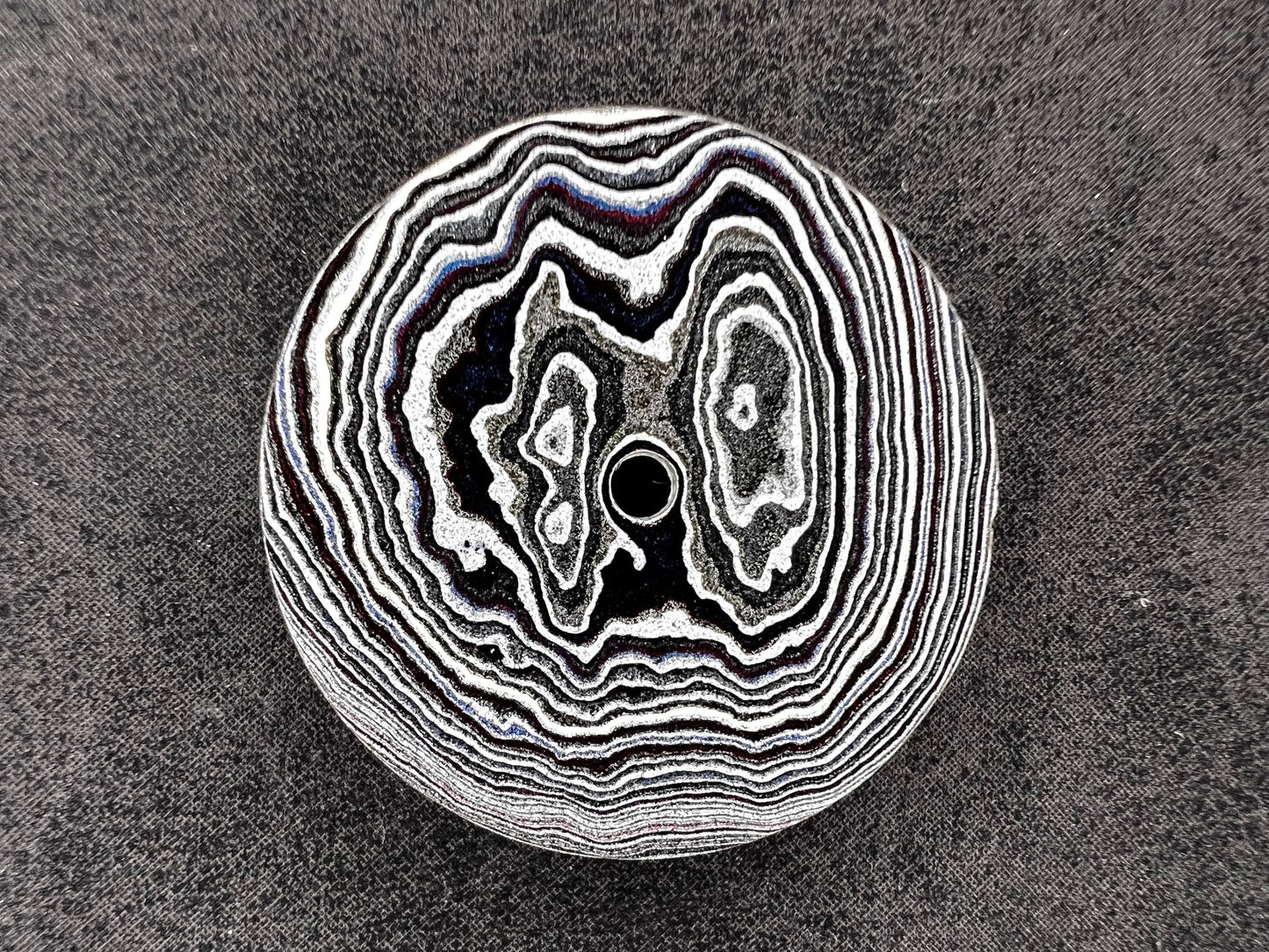 Abstract Fordite dial for NH movement