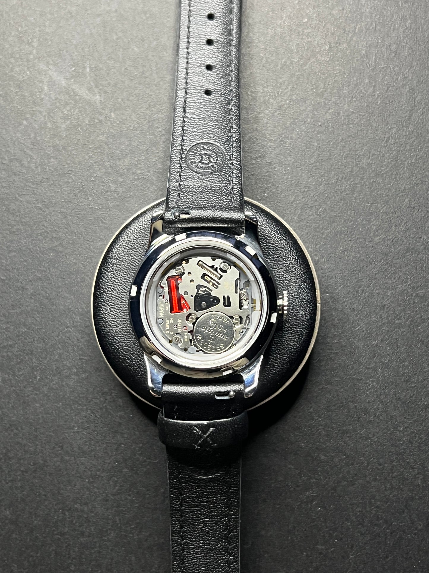 Fordite watch, VH31 quartz movement