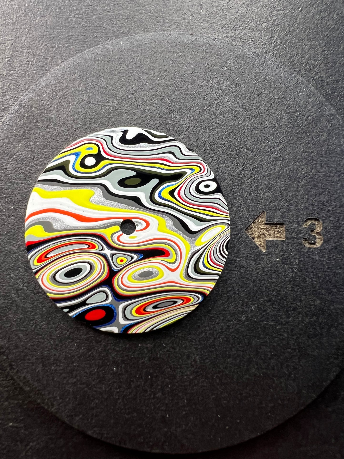 Fordite dial