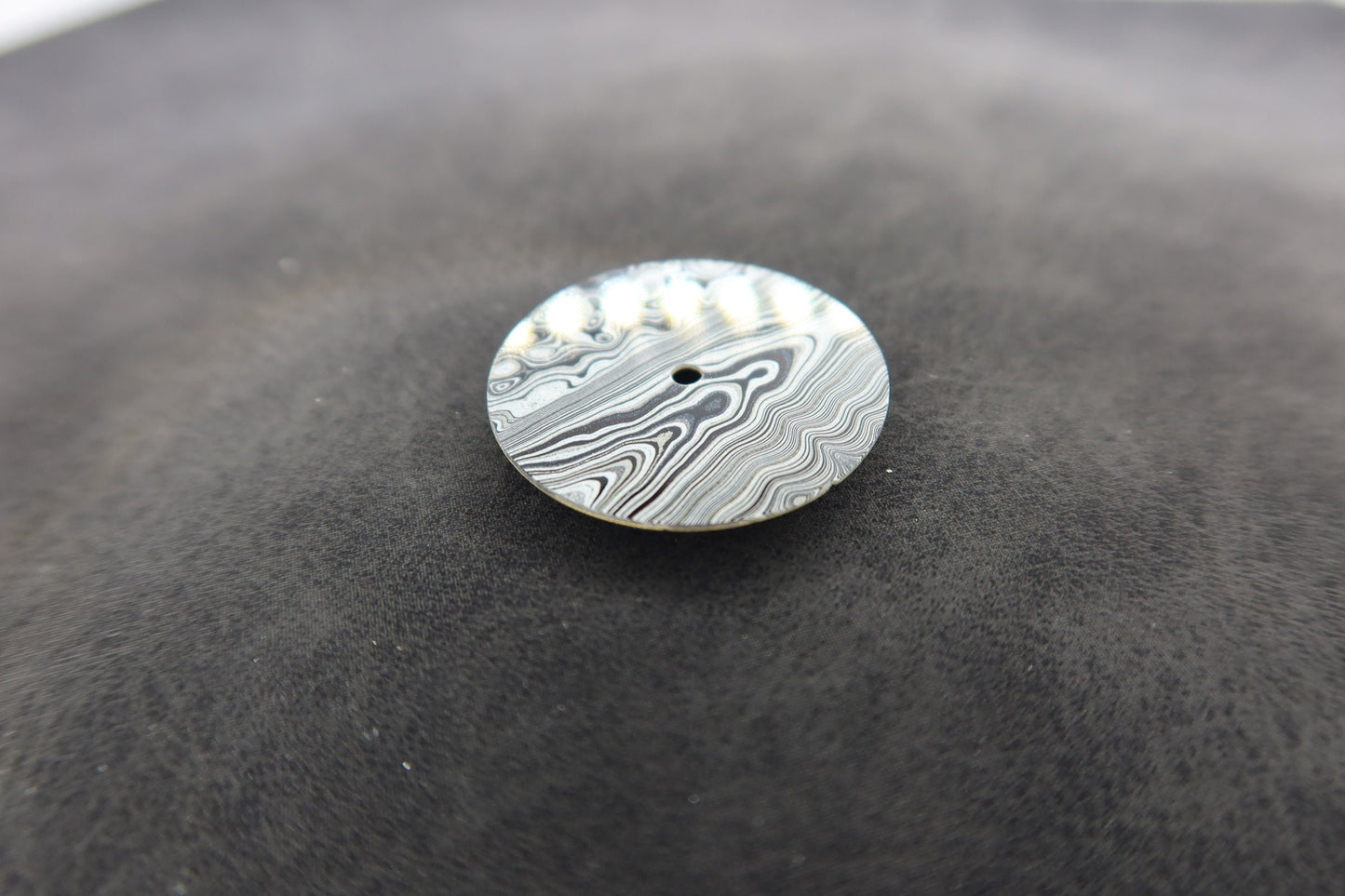 Fordite dial for NH movement