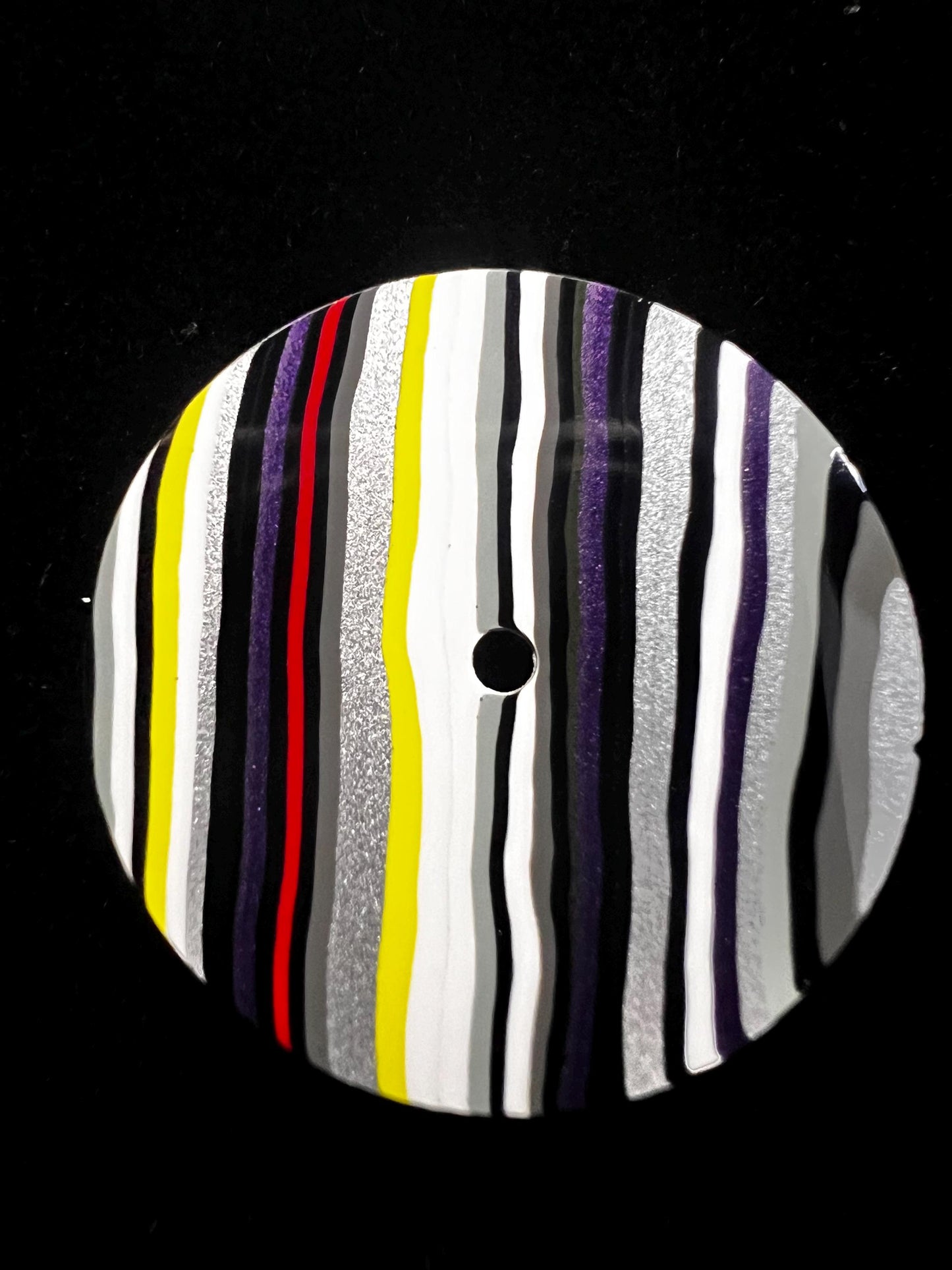 ULTRA rare fordite dial showing purple for NH movement