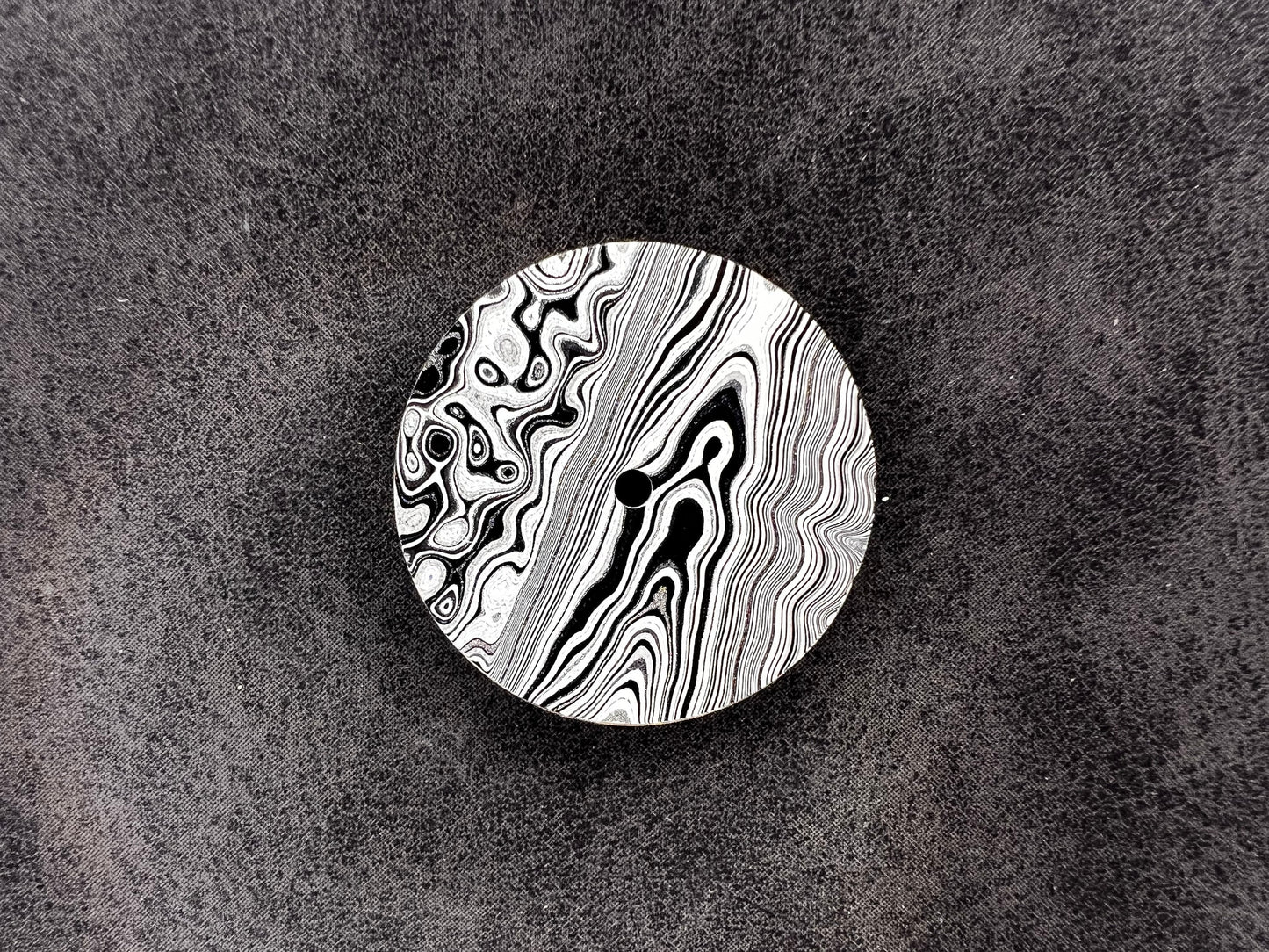 Fordite dial for NH movement