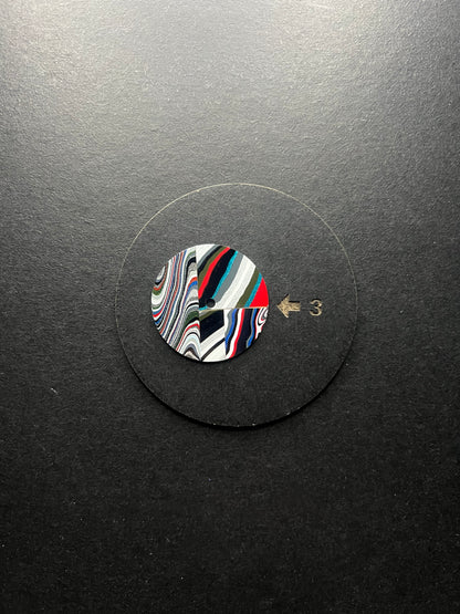 “Linear Disconformity” fordite watch dial for NHxx movement (115)