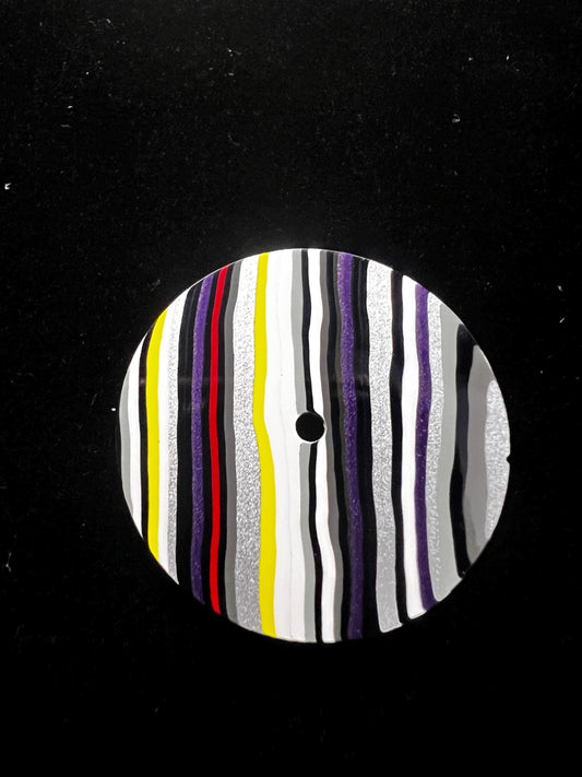 ULTRA rare fordite dial showing purple for NH movement