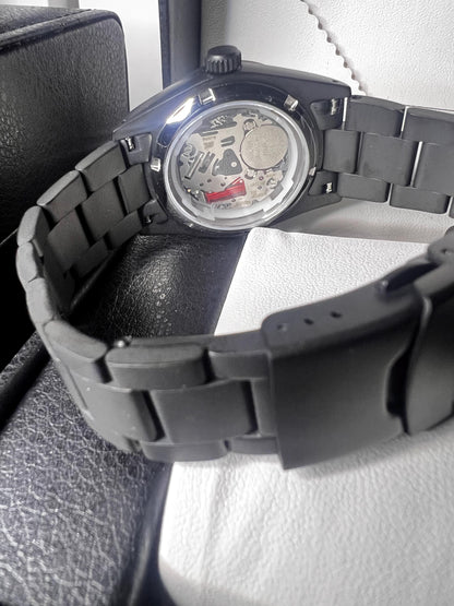 Premium Fordite watch powered by VK31 quartz movement