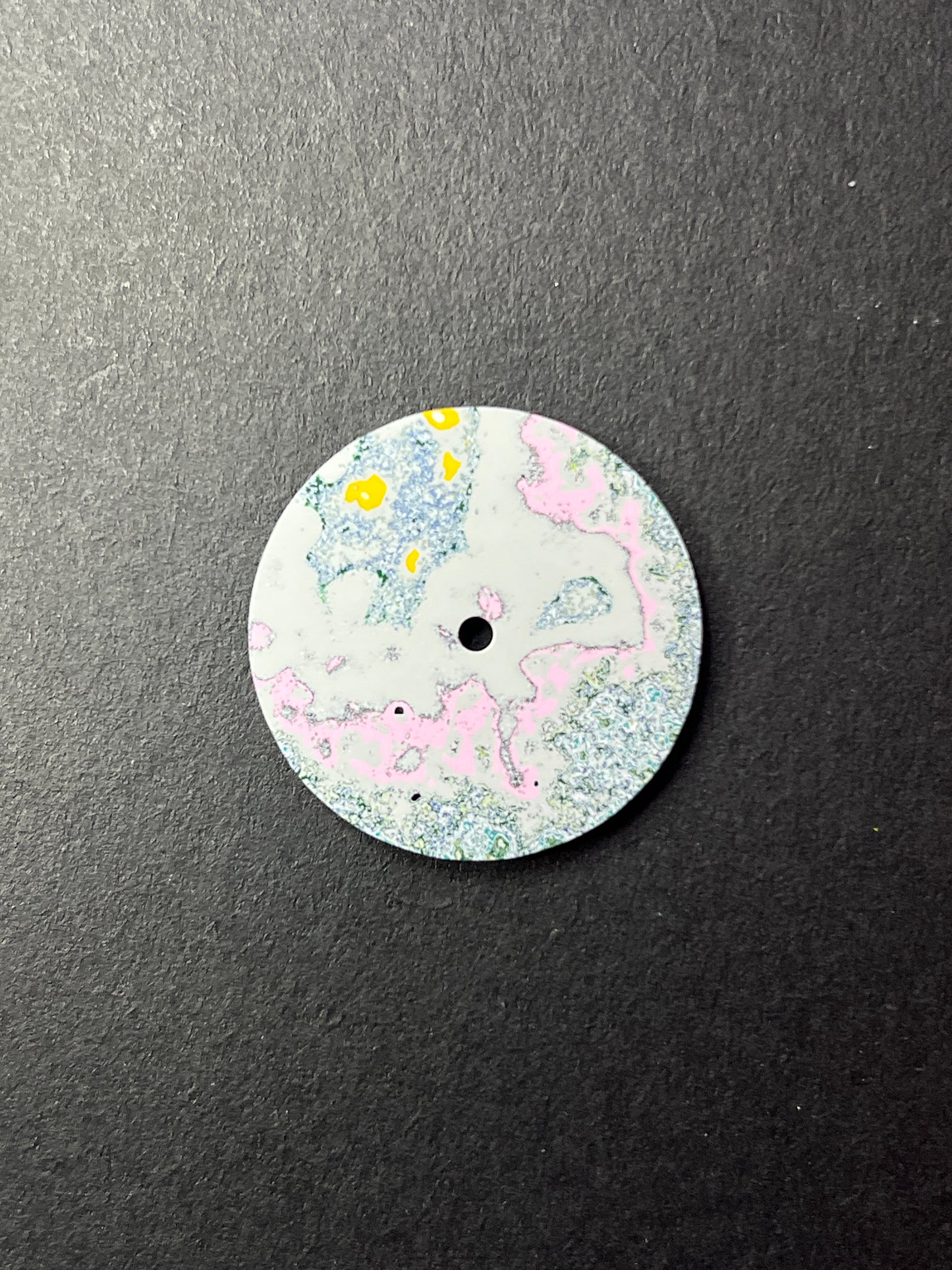 Garbage truck fordite watch dial, 28.5 mm, NH movements (125)