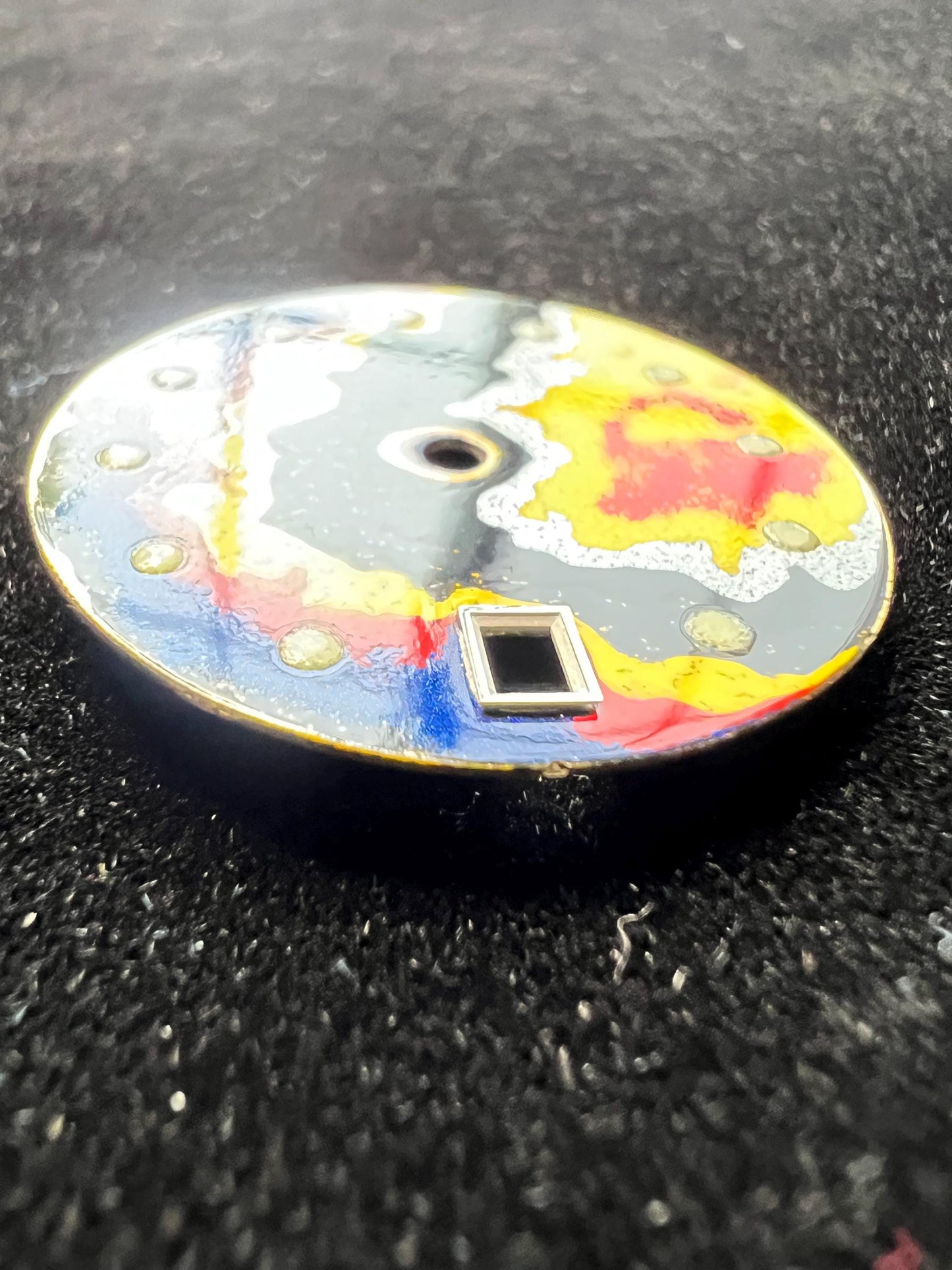 Imperfect Fordite dial for NH35 movement