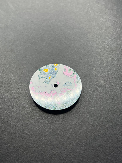 Garbage truck fordite watch dial, 28.5 mm, NH movements (125)
