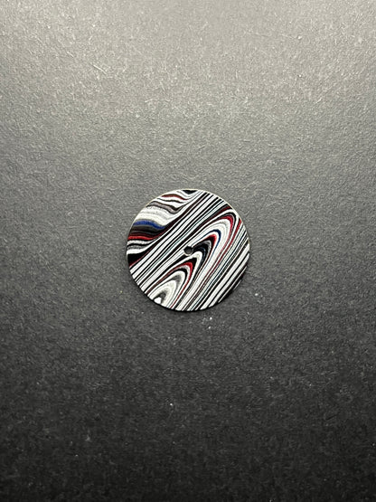 Wavy Granular Fordite Dial for NH movement (133)