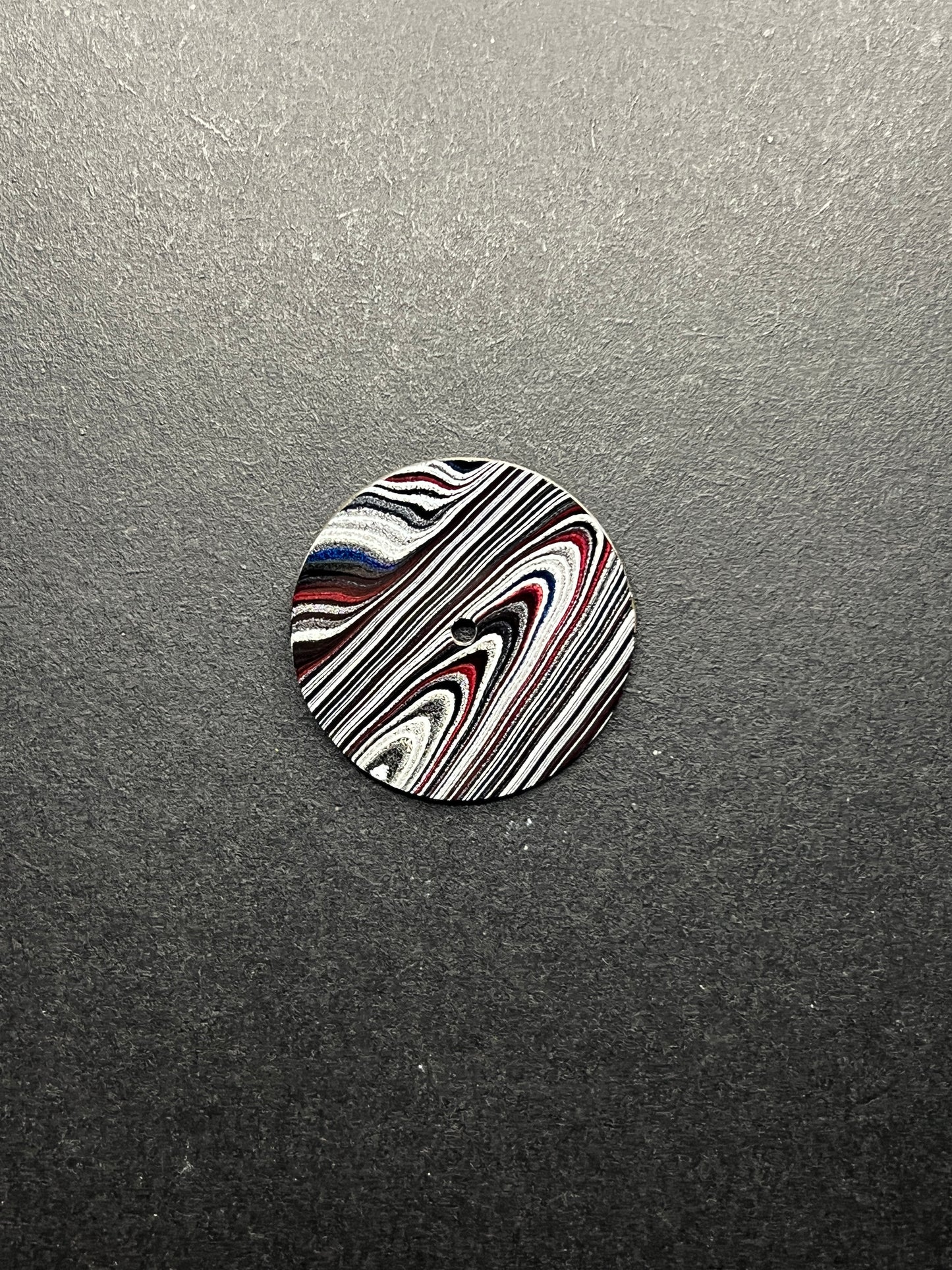 Wavy Granular Fordite Dial for NH movement (133)