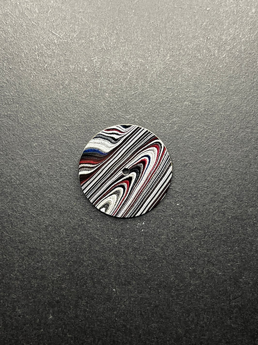 Wavy Granular Fordite Dial for NH movement (133)