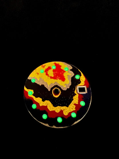Imperfect Fordite dial for NH35 movement