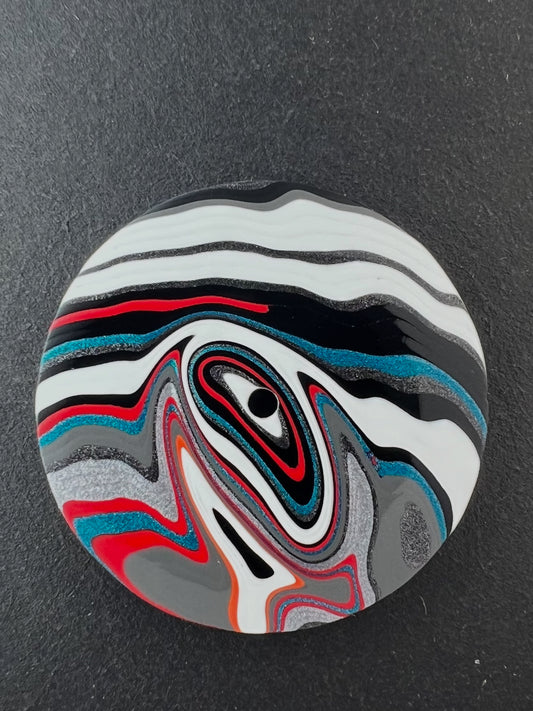 Unique fordite watch dial handmade for NH movements
