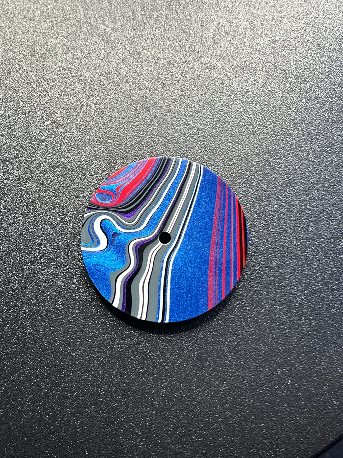 Very rare “gladiator” Fordite dial for Nh movements (128)