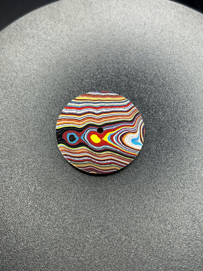 Super colorful fordite dial, 28.5 mm, NH38 movements (127)
