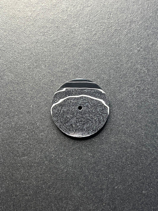 “Liquid Metal” fordite watch dial, 28.5 mm (129)