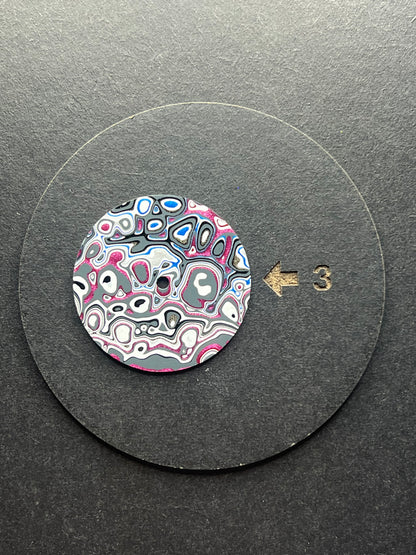 Showy fordite dial for NHxx movements 28.5 mm (116)