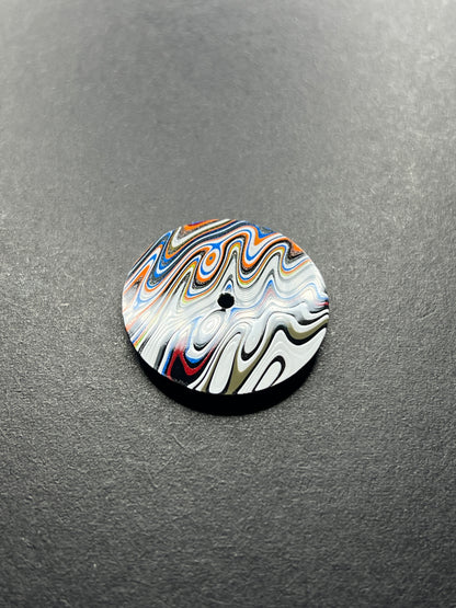 “Prismatic Delight” fordite dial 28.5 mm for NHxx movements (130)