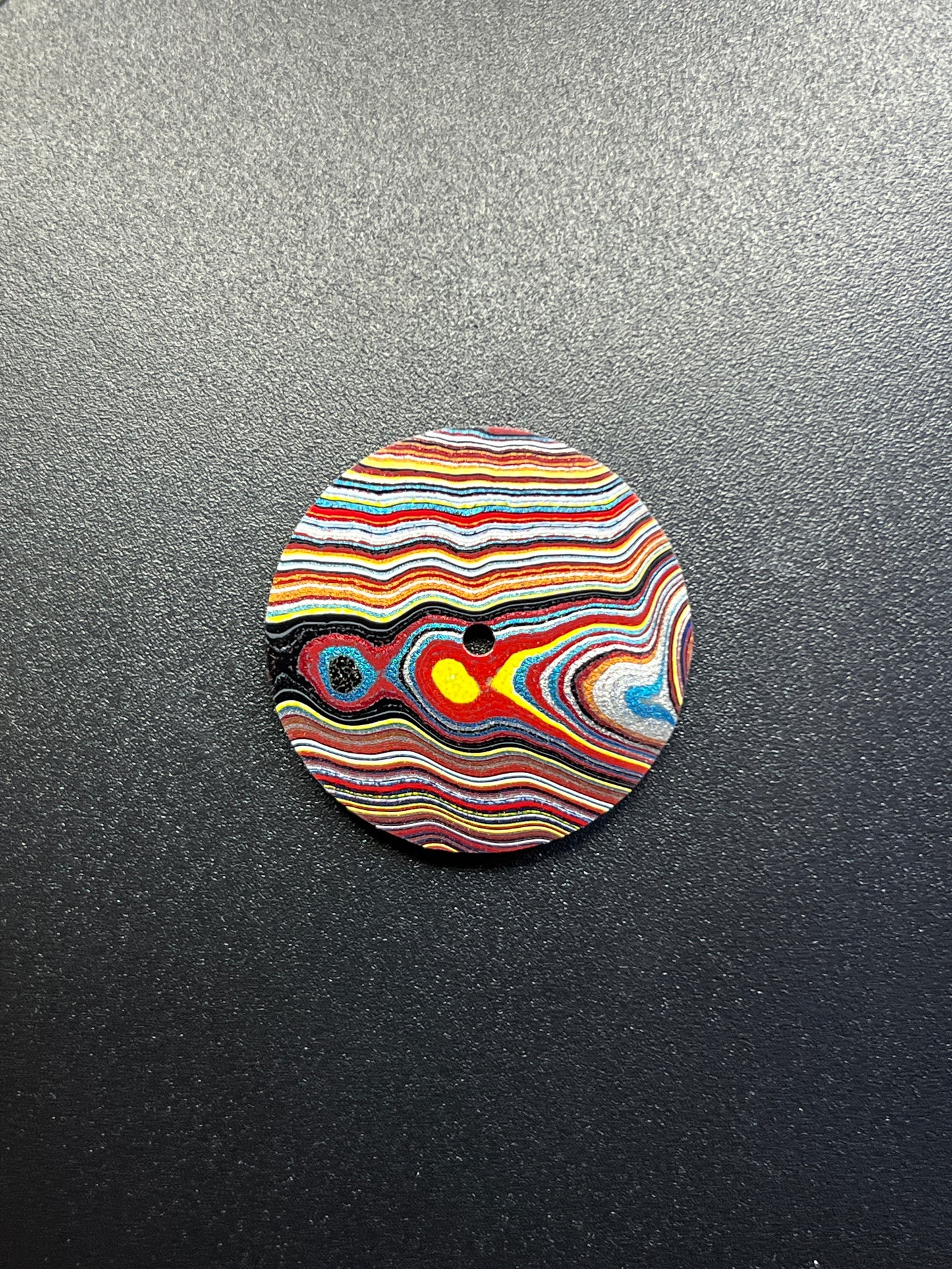 Super colorful fordite dial, 28.5 mm, NH38 movements (127)