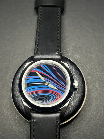 Fordite watch, VH31 quartz movement