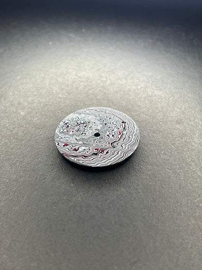 Detailed Abstract Fordite dial for NH movement 28.5 mm (132)