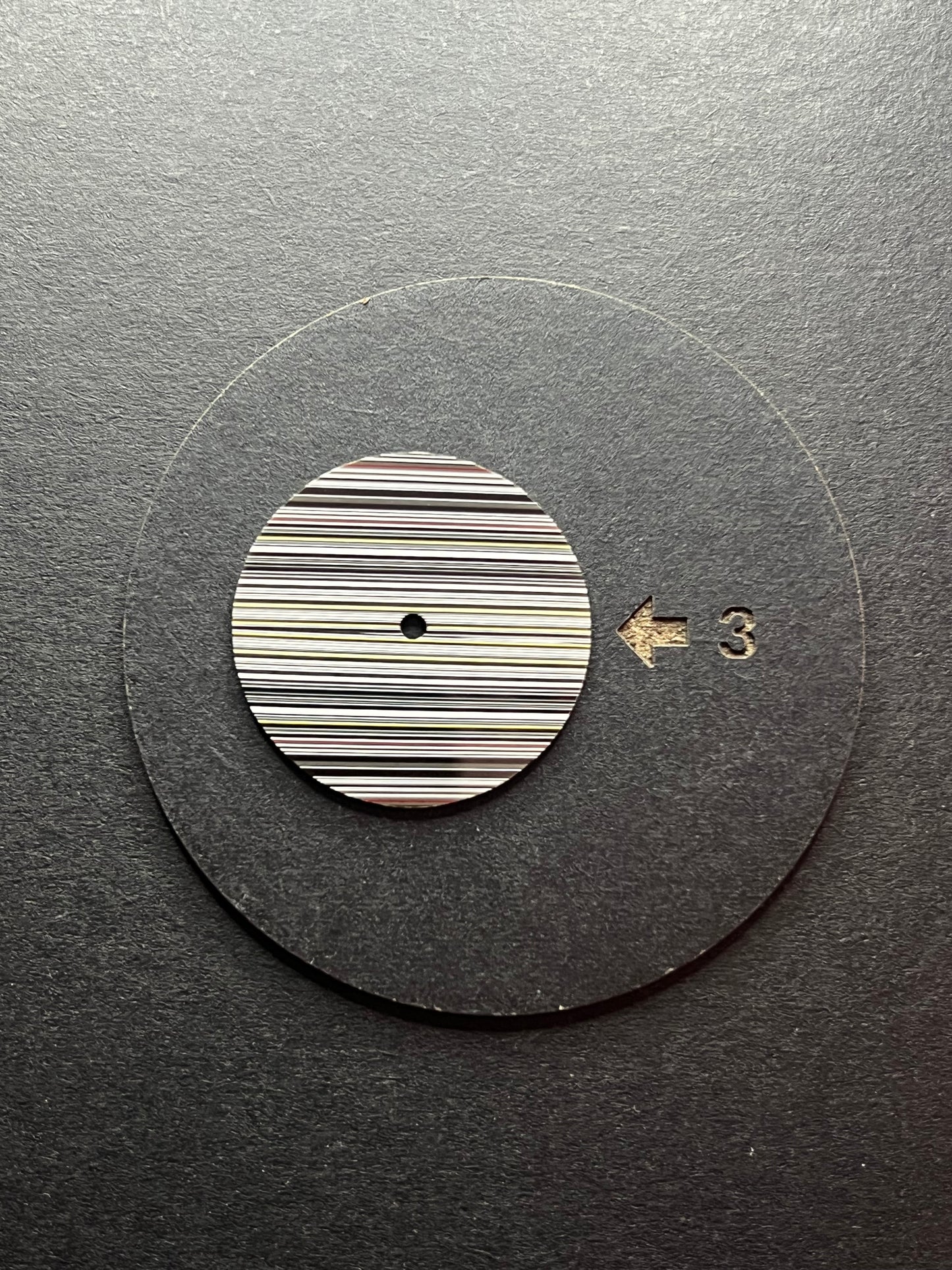 Cross Cut Fordite dial for MHxx movements 28.5 mm (123)