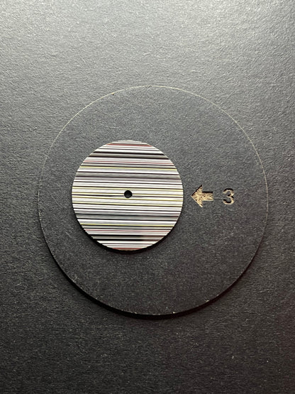 Cross Cut Fordite dial for MHxx movements 28.5 mm (123)