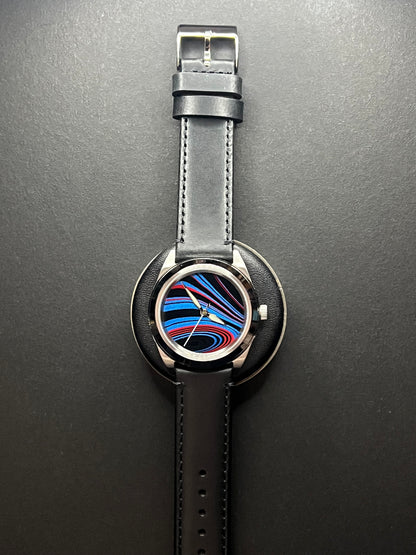 Fordite watch, VH31 quartz movement
