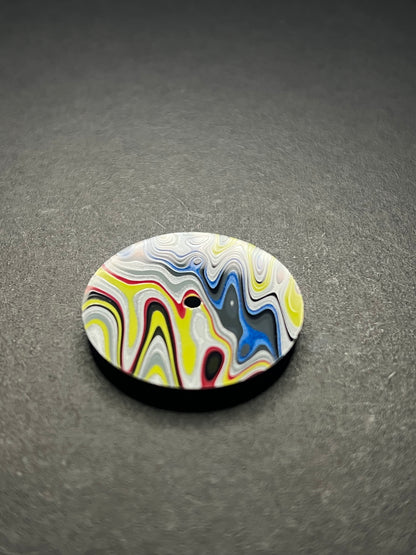 Bright wavy fordite dial, 28.5 mm for NHxx movement (112)