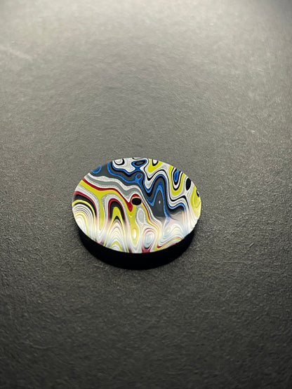 Bright wavy fordite dial, 28.5 mm for NHxx movement (112)