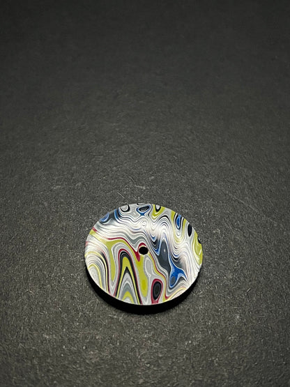 Bright wavy fordite dial, 28.5 mm for NHxx movement (112)