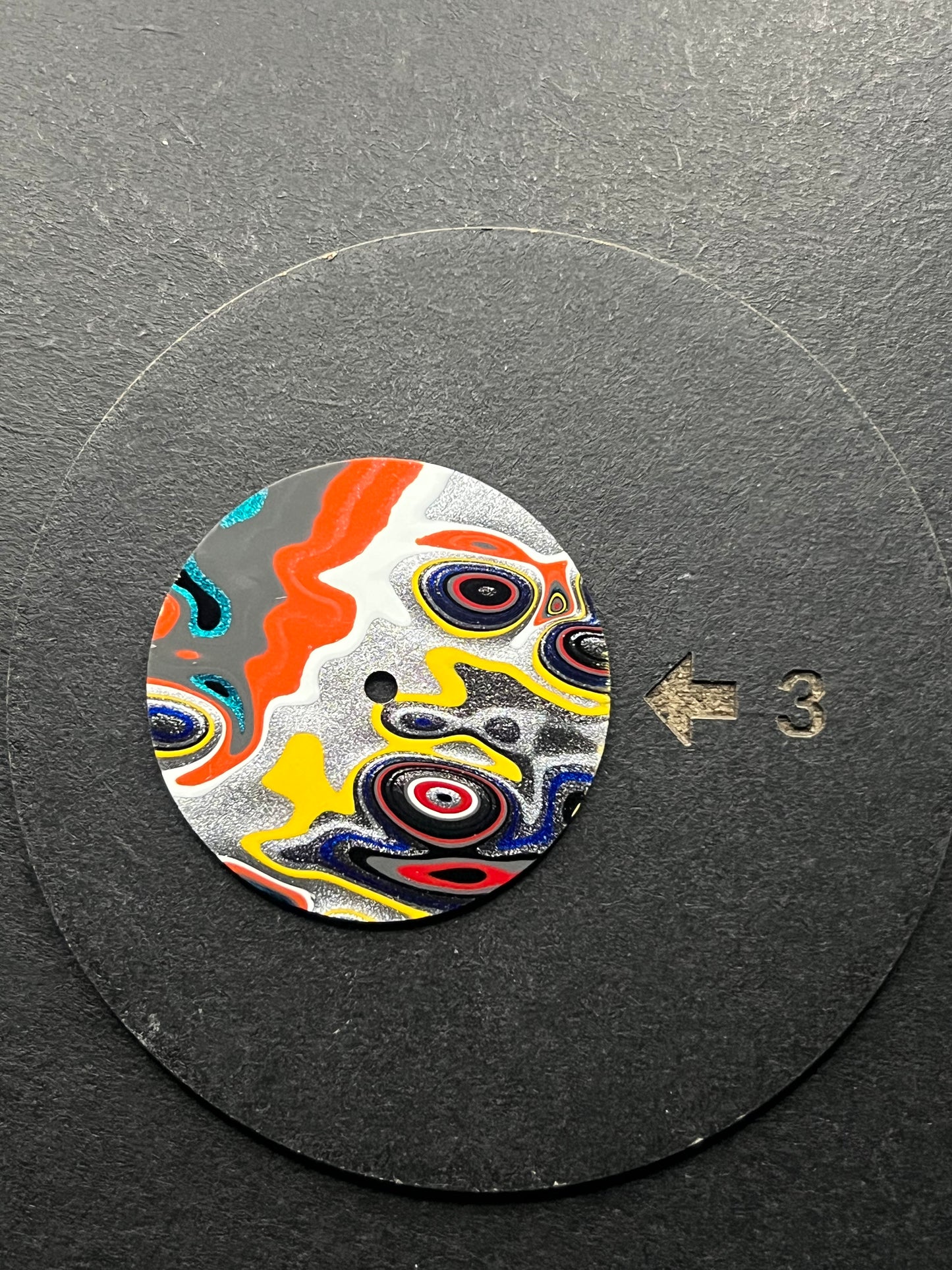 “L’Orange” Automatic Fordite Watch