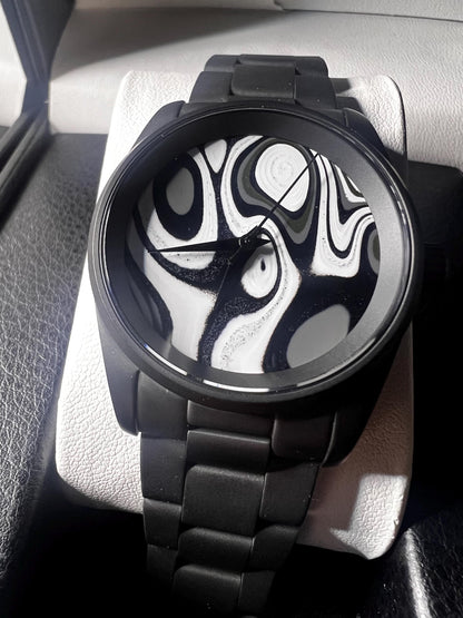 Premium Fordite watch powered by VK31 quartz movement