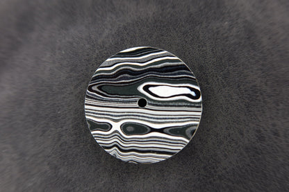 Metallics and white Fordite dial for NH movement