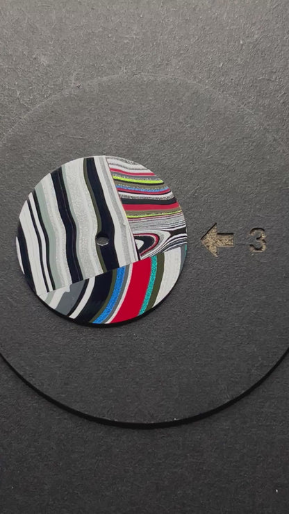 Composite fordite dial prototype for NHxx movements 28.5 mm (124)
