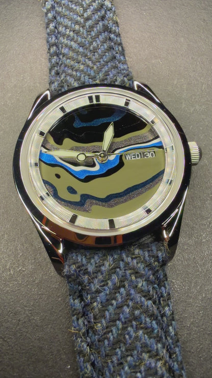 “Thunder” 39 mm automatic with day/date