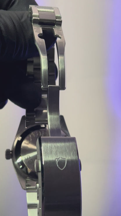 “High Velocity” automatic fordite watch