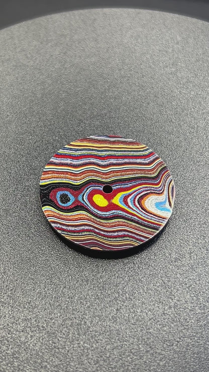 Super colorful fordite dial, 28.5 mm, NH38 movements (127)