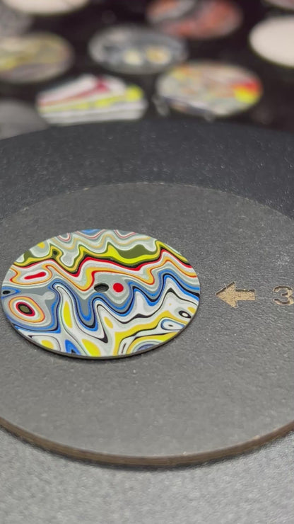 Bright fordite dial for NHxx movements 28.5 mm (122)