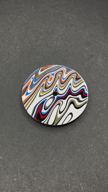 “Prismatic Delight” fordite dial 28.5 mm for NHxx movements (130)